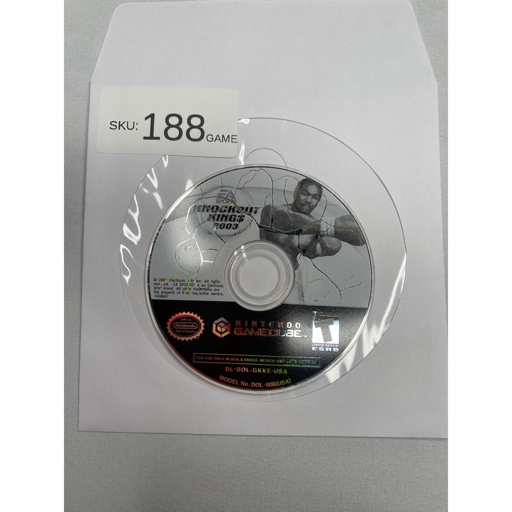 EA Sports Knockout Kings 2003 Nintendo GameCube GC Disc Only